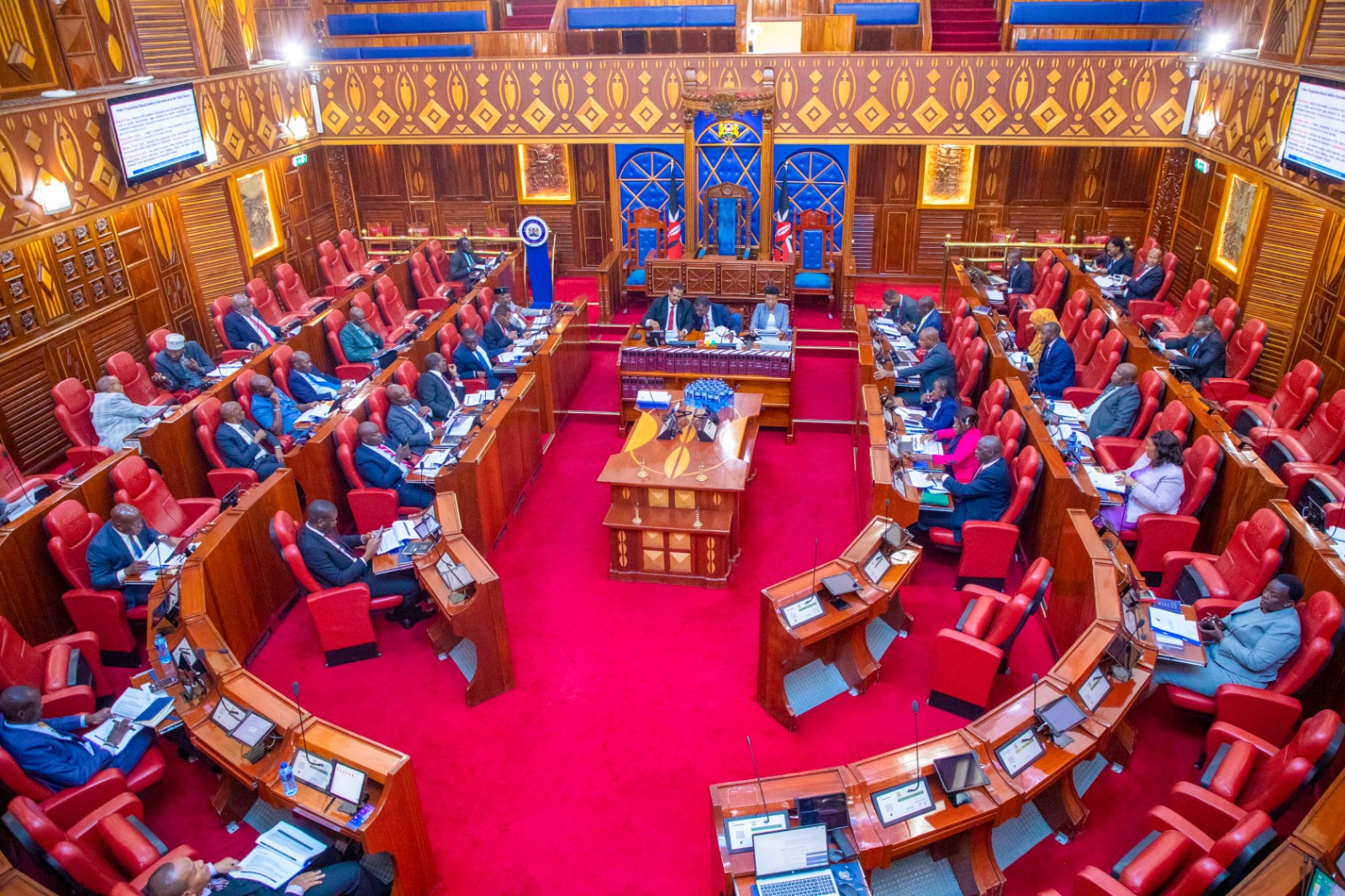 Senate Chamber in session